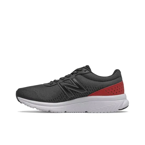 New Balance NB 411 Running Shoes Men Low-Top Phantom Black/Red/White