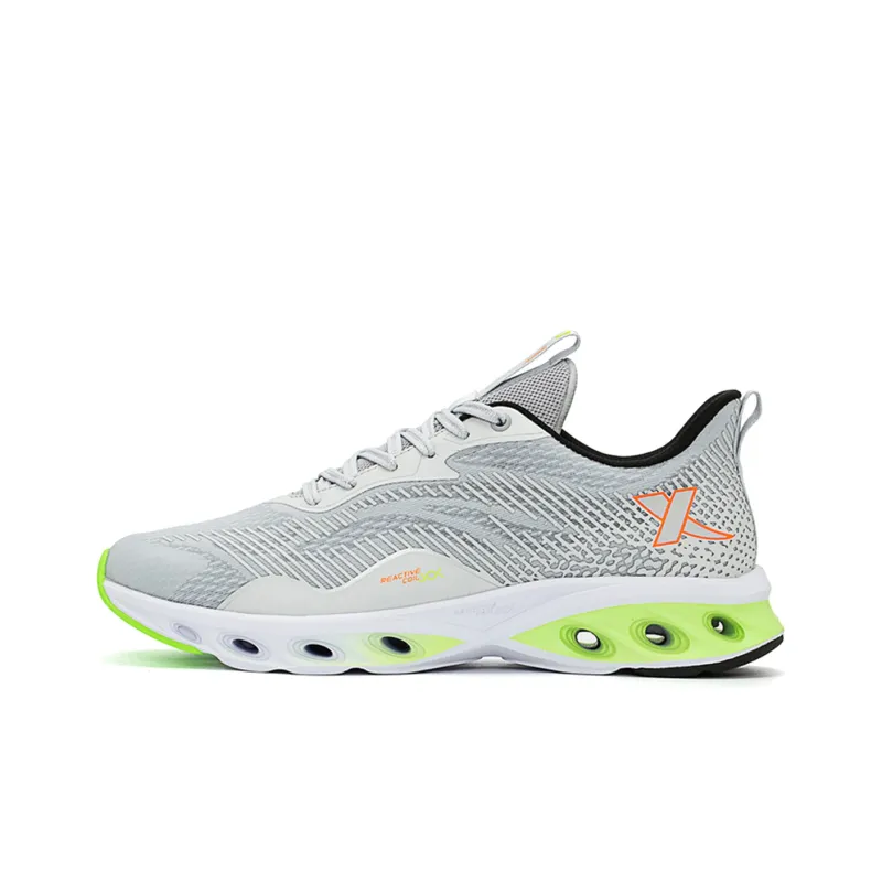 XTEP Breathable Low Top Running Shoes Men's Gray Black-0