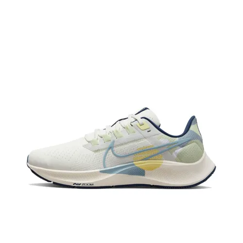 Nike Pegasus 38 Running Shoes Women's Low-Top White/Green/Blue