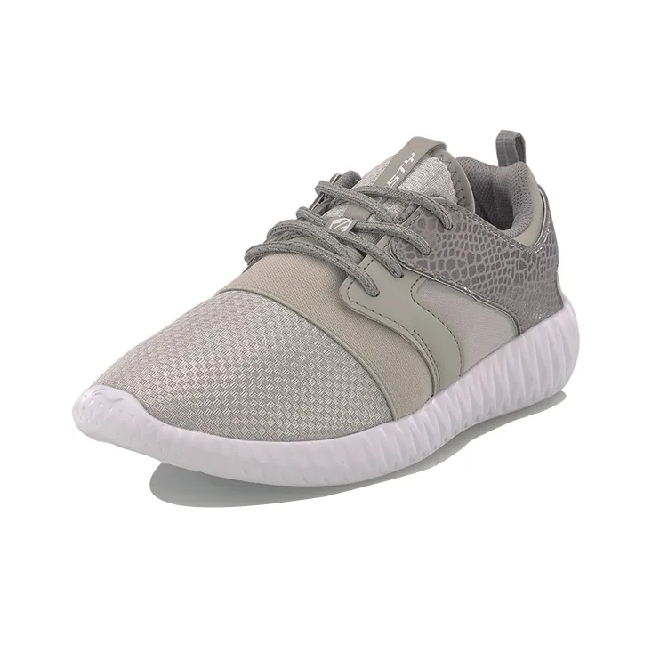 LiNing Hacker Breathable And Lightweight Low Top Running Shoes Women's Gray-2