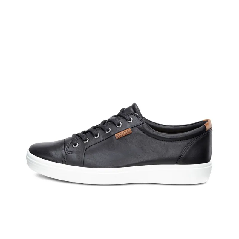 Ecco Soft 7 Low Top Skateboard Shoes Men's Black-0
