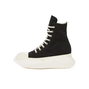 Rick Owens DRKSHDW High Top Stylish Skateboarding Shoes Men's Black White