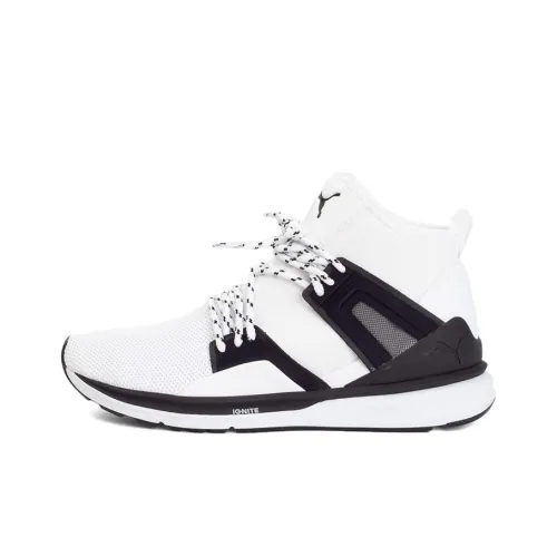 PUMA Bog Limitless Running Shoes Unisex Mid-Top White/Black