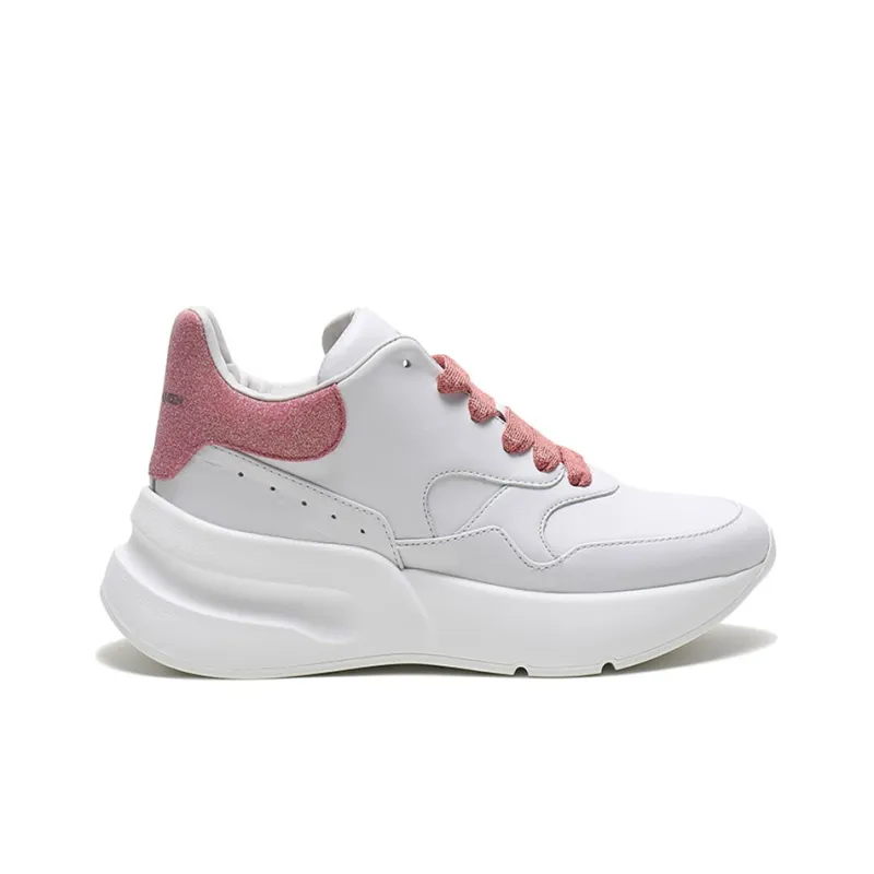 Alexander McQueen Sprint Runner Shoes 'White Pink' Women's-1
