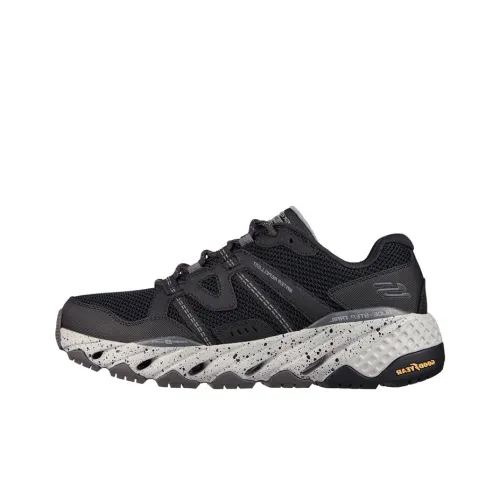 Skechers Glide Step Running Shoes Men Low-Top Black/Grey