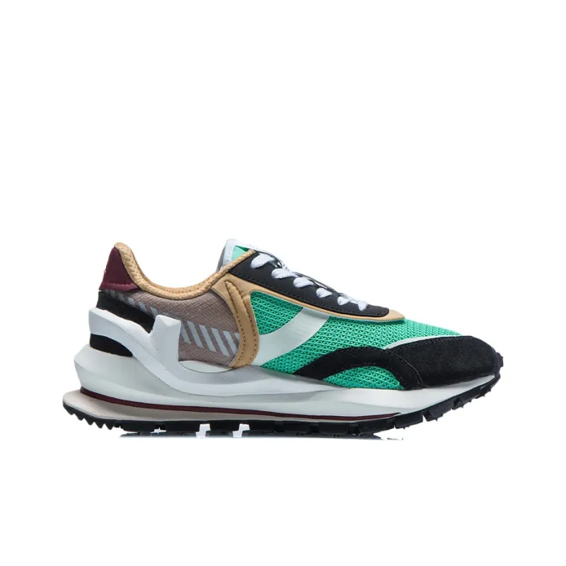 LiNing Fangyuan Eternal Running Shoes Women's Low Top Jade Frost Green/Black/Flower Mouse Brown-1