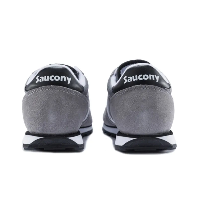 Saucony Jazz Series Cushioning, Abrasion Resistant, Breathable Support Low Top Running Shoes Women's Gray White-3
