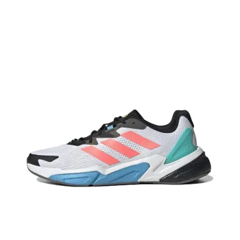 Adidas X9000l3 Wear-Resistant Low-Top Running Shoes Men's White Black Blue
