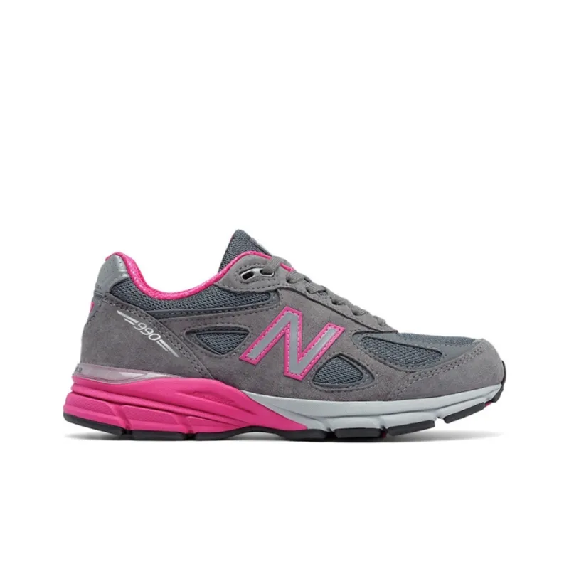 New Balance 990v4 Made In Usa 'Grey Pink' Women's-1