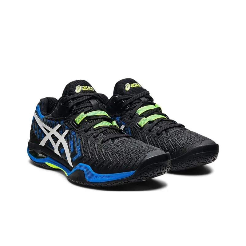Asics Court Control Ff 2 Black/White/Blue-2