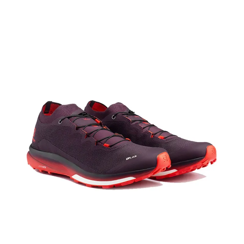 SALOMON S/LAB ULTRA 3 Running Shoes Unisex Low Top Dark Coffee-1