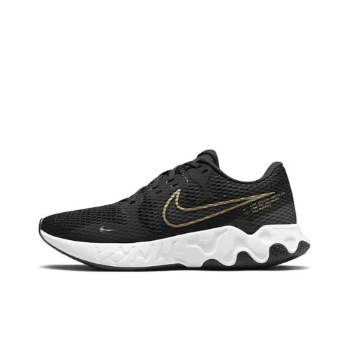 Nike Renew Ride 2 Running Shoes Men Low-Top Black/Gold