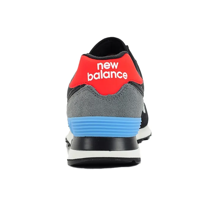 New Balance 574 Black Velocity Red-3