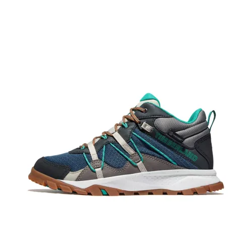 Timberland Garrison Trail Running Shoes Women's Low-Top Blue/Gray/Green