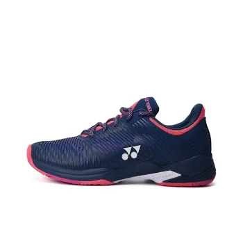 YONEX Tennis Shoes Women's Low Top Navy Blue/Pink