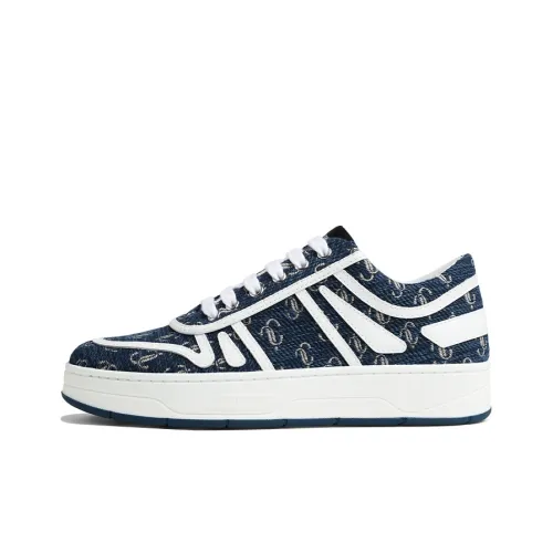 Jimmy Choo Hawaii Skateboard Shoes Women's Low-Top Marine Blue