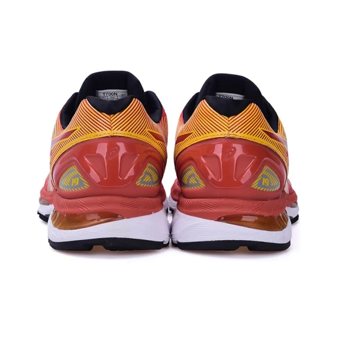Asics GEL-Nimbus 19 Running Shoes Men Low-Top Orange/Yellow-4