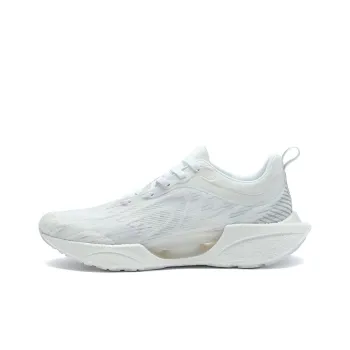 LiNing Super Light 18 Cushioning, Breathable, Slip Resistant Low Top Running Shoes Women's Standard White