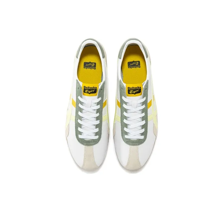 Onitsuka Tiger Runspark Shoes 'White Olive Green Yellow'-3