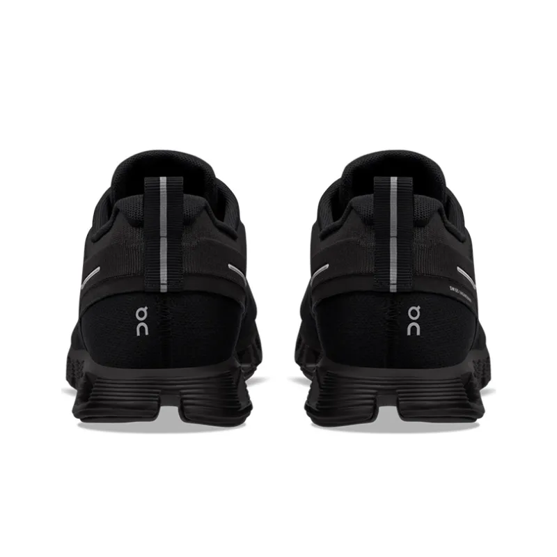 On Running Cloud 5 Waterproof All Black Women's-4