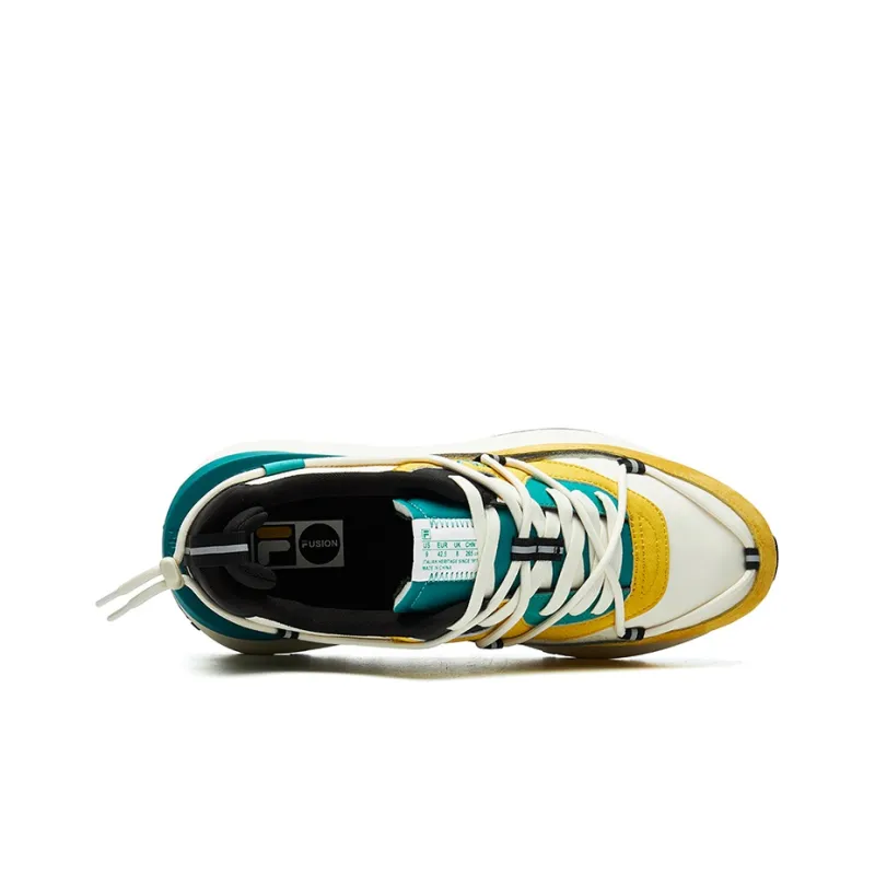 FILA FUSION Jogger DX Running Shoes Men Low Top Lemon Curry Orange/Antique White-4