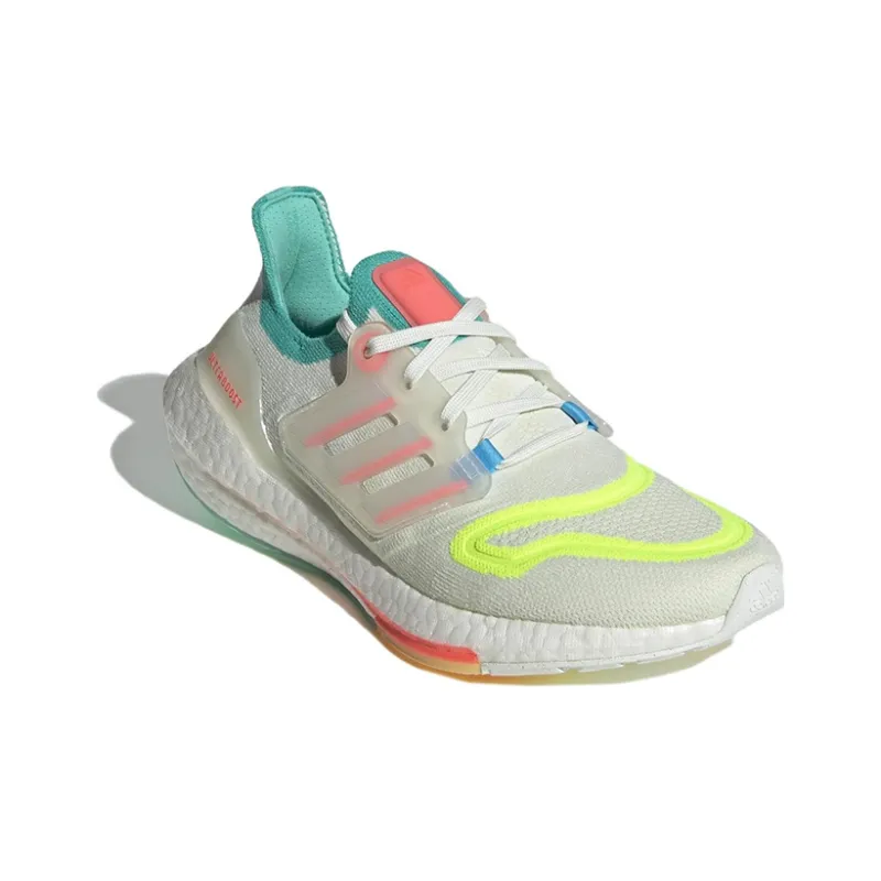 Adidas Ultra Boost 22 White Tint Turbo Mint Rush Women's-2