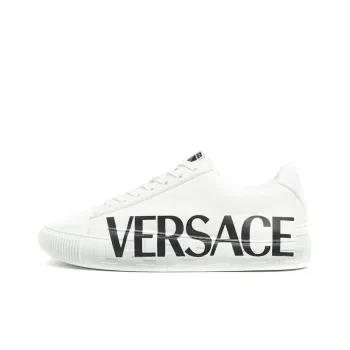 VERSACE Medusa Greca Low White White Black