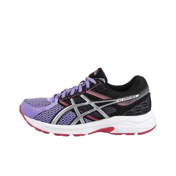 Asics Gel-Contend 3 Low-Top Running Shoes Women's Black Purple