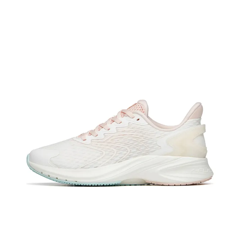 Anta Running Collection Slip Resistant Low Top Running Shoes Women's Pink White-0