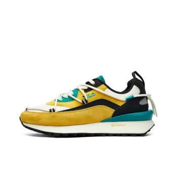 FILA FUSION Jogger DX Running Shoes Men Low Top Lemon Curry Orange/Antique White