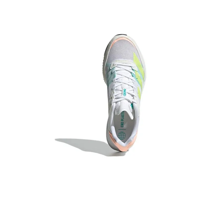 Adizero Adios Women's Adidas 6 'White Pulse Lime' Women's-4