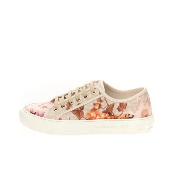 Ferragamo Skateboard Shoes Women's Low-Top Multicolor