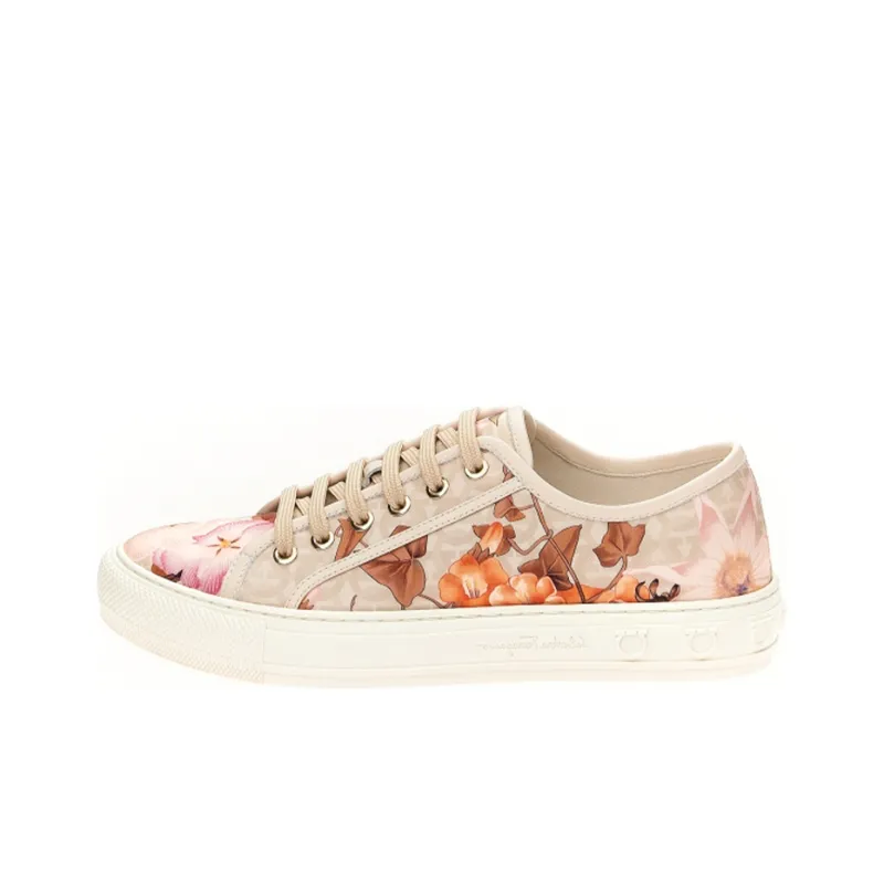 Ferragamo Skateboard Shoes Women's Low-Top Multicolor-0