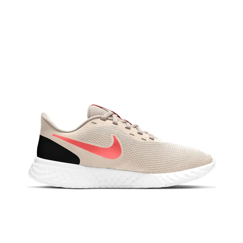 Nike REVOLUTION 5 Running Shoes Women's Low-Top Apricot/Black-1
