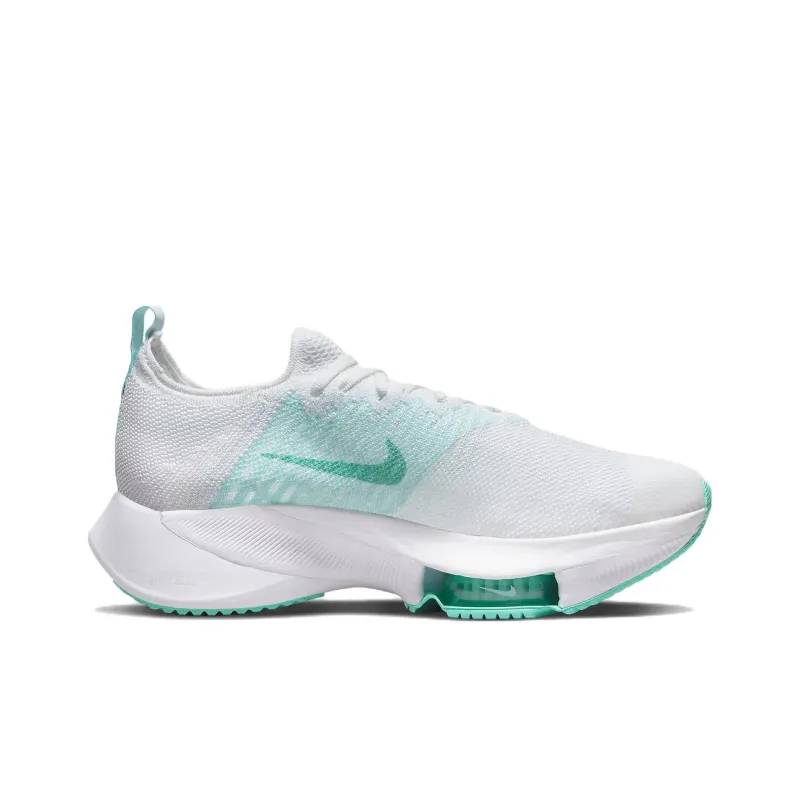 Nike Air Zoom Tempo Next% Flyknit White Turquoise Women's-1