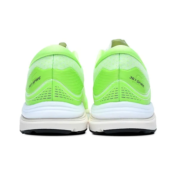 361° Slip-Resistant Breathable Lightweight Low-Top Running Shoes Men's White Green-2