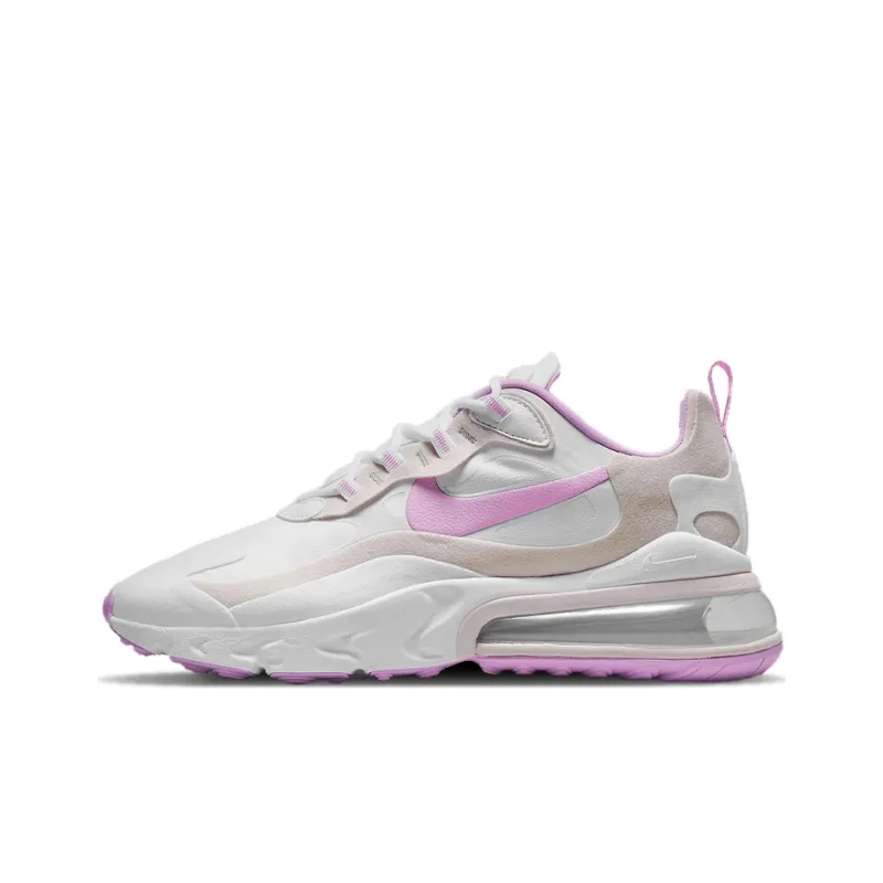 Nike Air Max 270 React 'White Fuchsia Glow Platinum Violet' Women's-0