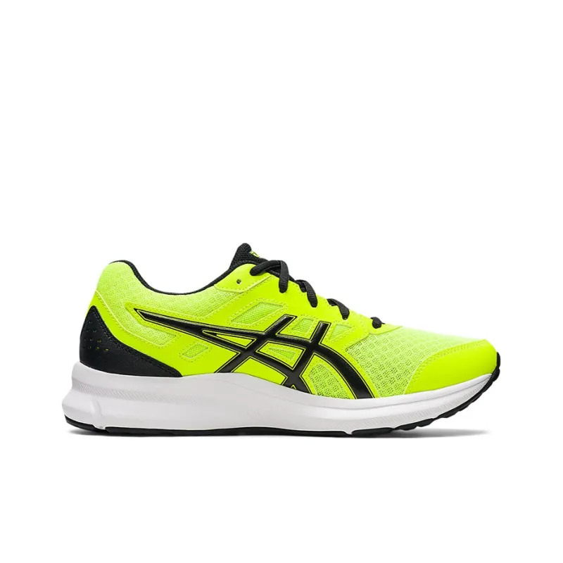 Asics Jolt 3 Breathable Wear-Resistant Slip-Resistant Low-Top Running Shoes Unisex Fluorescent Yellow/Black 4E-Width-1