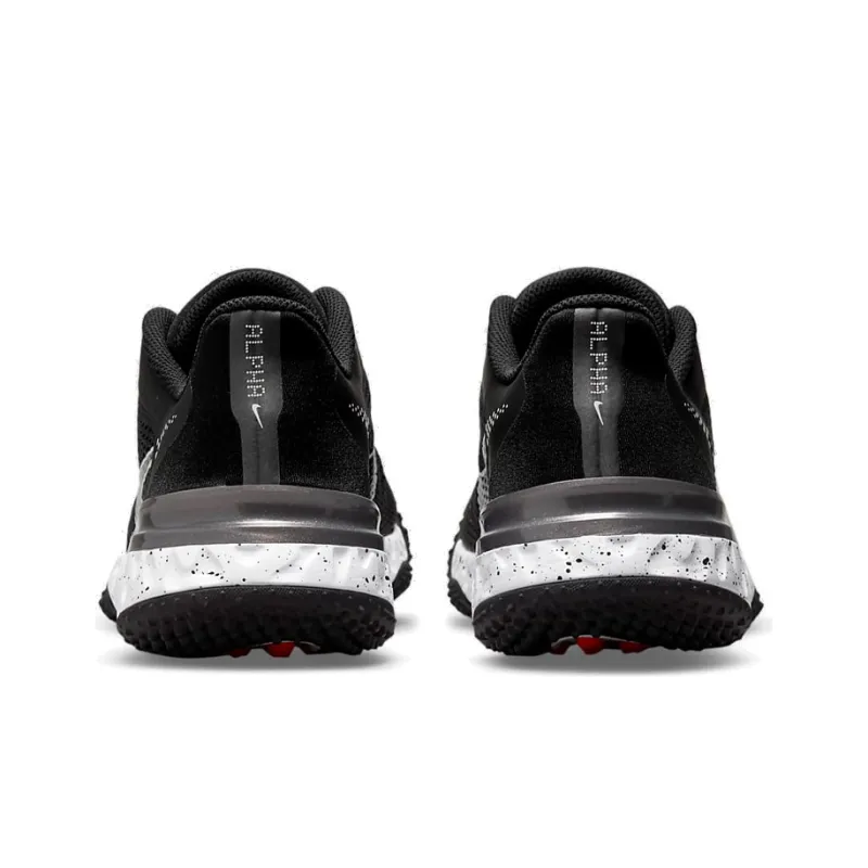 Nike Alpha Huarache Elite 3 Turf 'Black White'-4