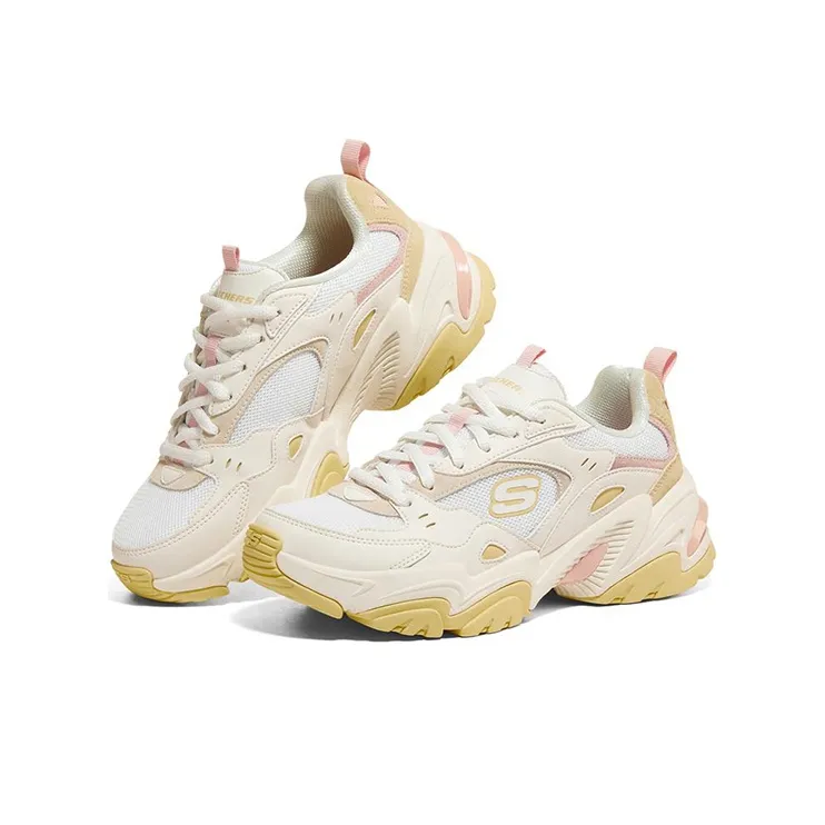 Skechers Stamina V2 'White Yellow' Women's-2