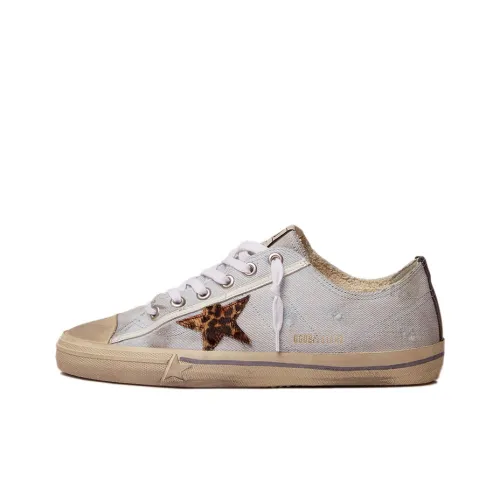 Golden Goose V-Star Skateboard Shoes Men Low-Top Gray