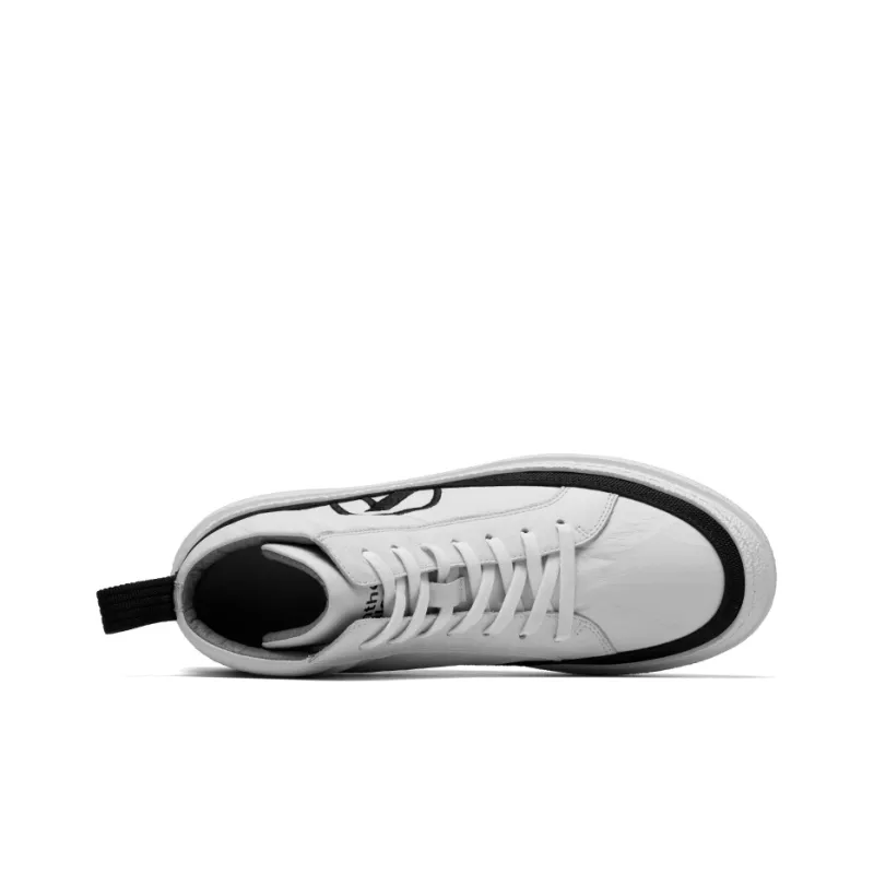 Anthony Miles Skateboard Shoes Men High Top Ecru-3