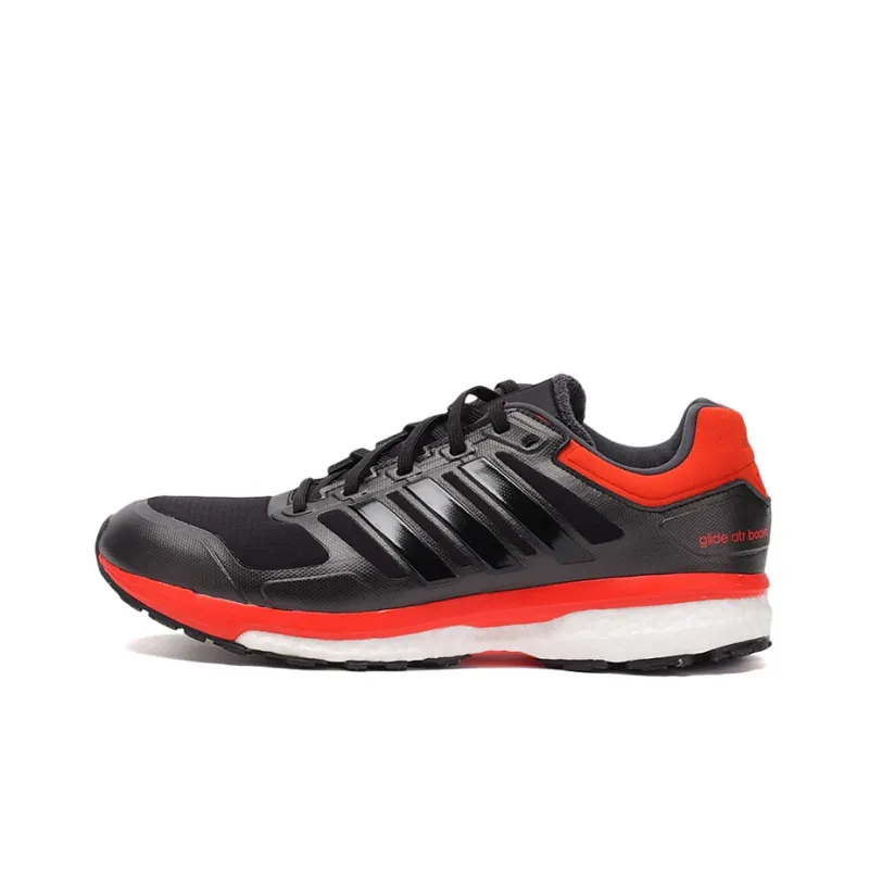 Adidas Supernova Wear-Resistant Coverage Low-Top Running Shoes Men's Black Orange-0