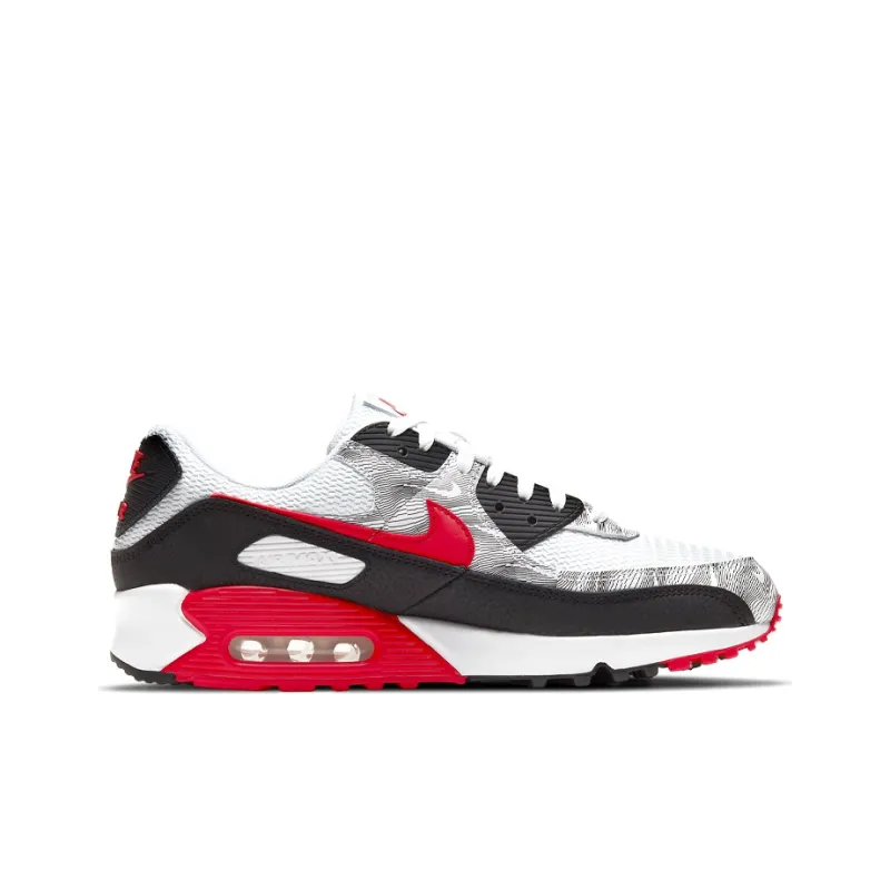 Nike Air Max 90 Topography White University Red-1