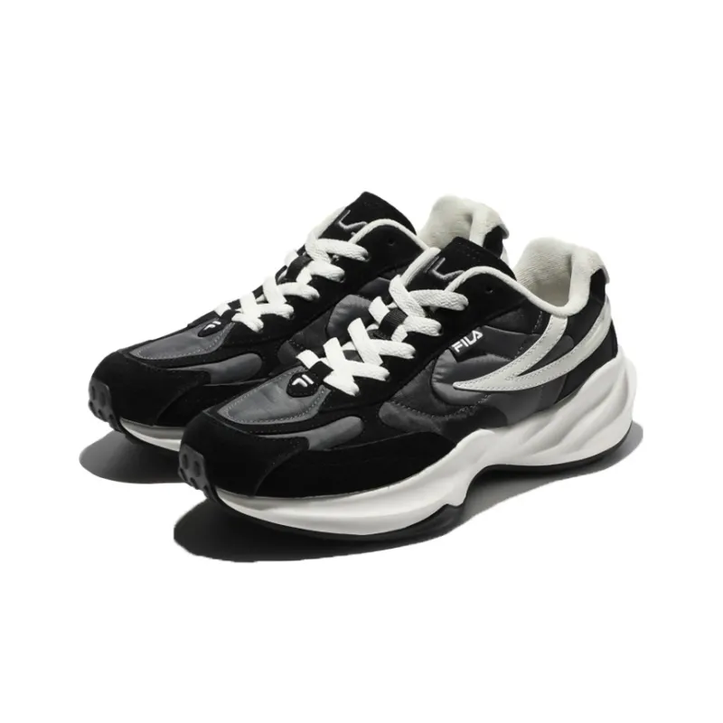 FILA Tribal Race Running Shoes Unisex Low-Top Black/White-1