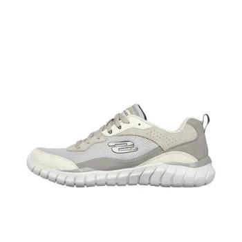 Skechers Overhaul Anti-Slip Wear-Resistant Low-Top Running Shoes Men's Light Gray