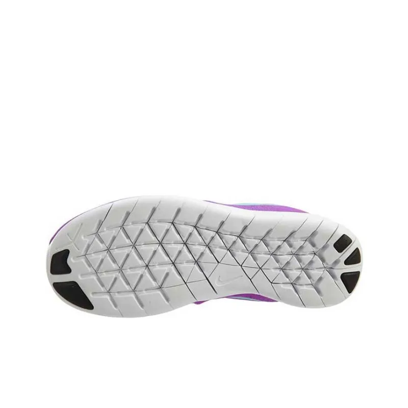 Nike Free RN Cushioning Anti-Slip And Wear-Resistant Low-Top Running Shoes GS Purple-3