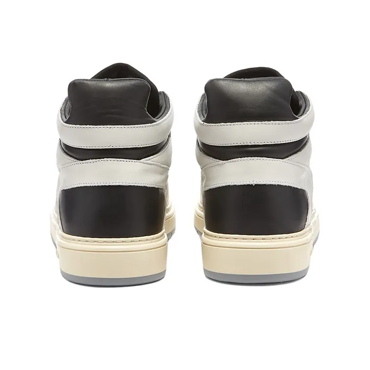 REPRESENT Reptor Hi Sneaker Stylish Skateboarding Shoes Men's White Black Patchwork-3