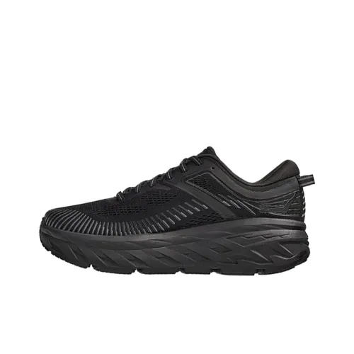 HOKA ONE ONE Bondi 7 Running Shoes Men Low-Top Black