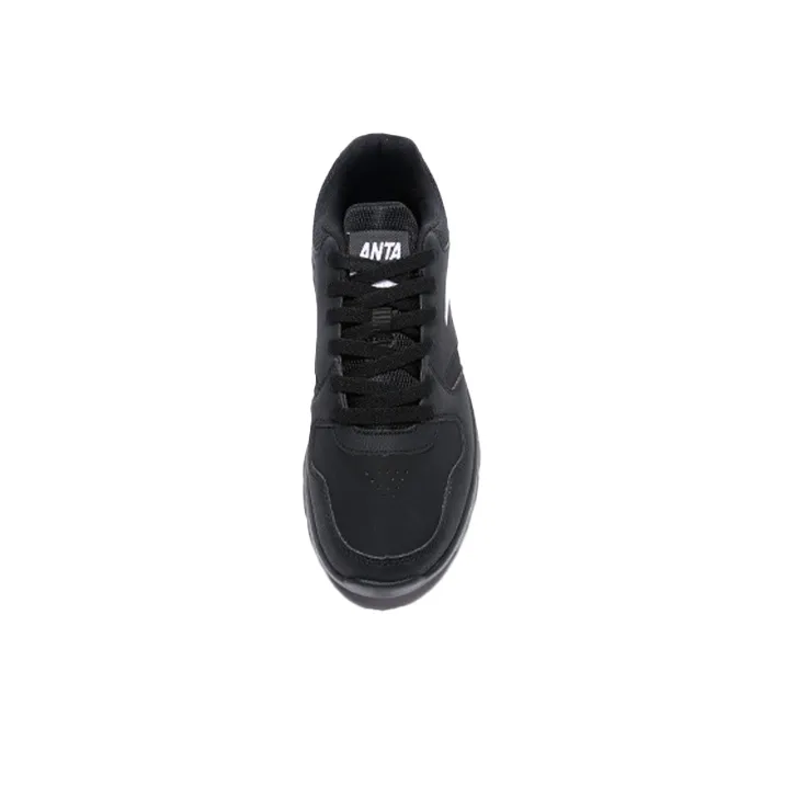 Anta Shock Absorbers Slip Resistant, Abrasion Resistant, Breathable Low Top Running Shoes Men's Black-2